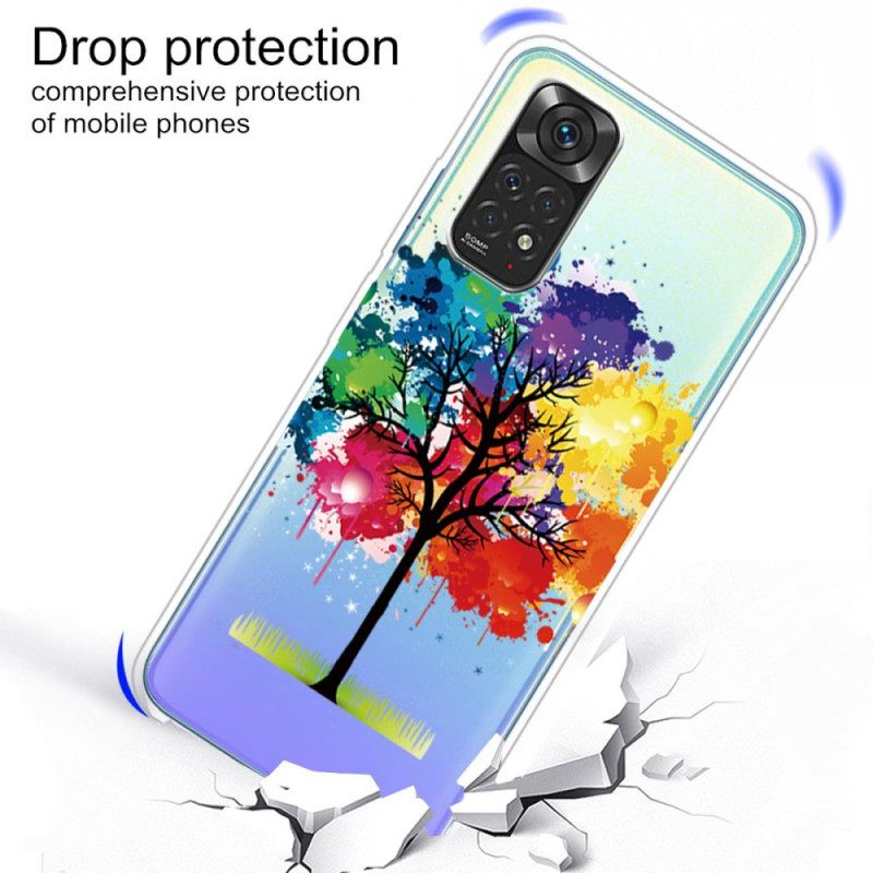 Kuori Xiaomi Redmi Note 11 / 11S Läpinäkyvä Akvarellipuu