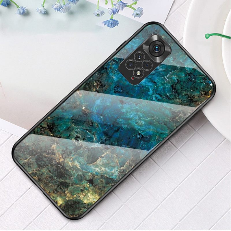 Kuori Xiaomi Redmi Note 11 / 11S Tempered Glass Marble Colors