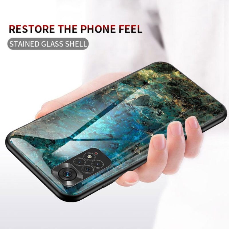Kuori Xiaomi Redmi Note 11 / 11S Tempered Glass Marble Colors