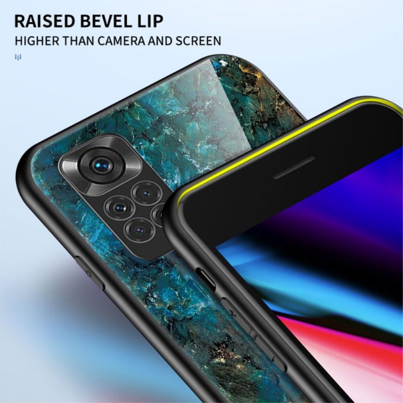 Kuori Xiaomi Redmi Note 11 / 11S Tempered Glass Marble Colors