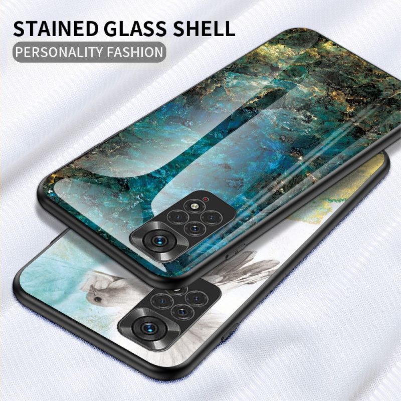 Kuori Xiaomi Redmi Note 11 / 11S Tempered Glass Marble Colors