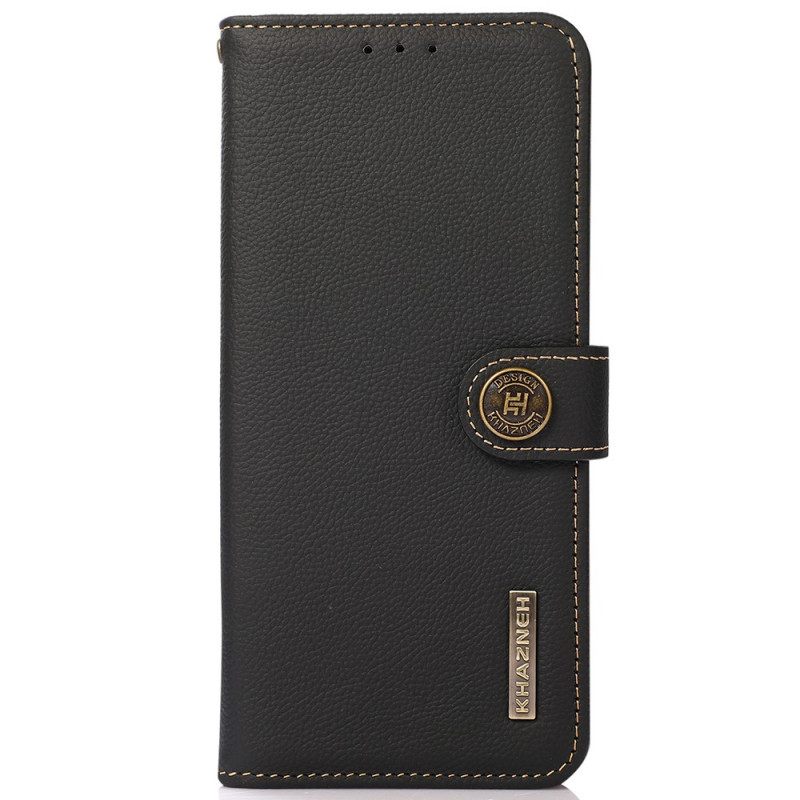 Nahkakotelo Xiaomi Redmi Note 11 / 11S Aito Nahka Khazneh Rfid