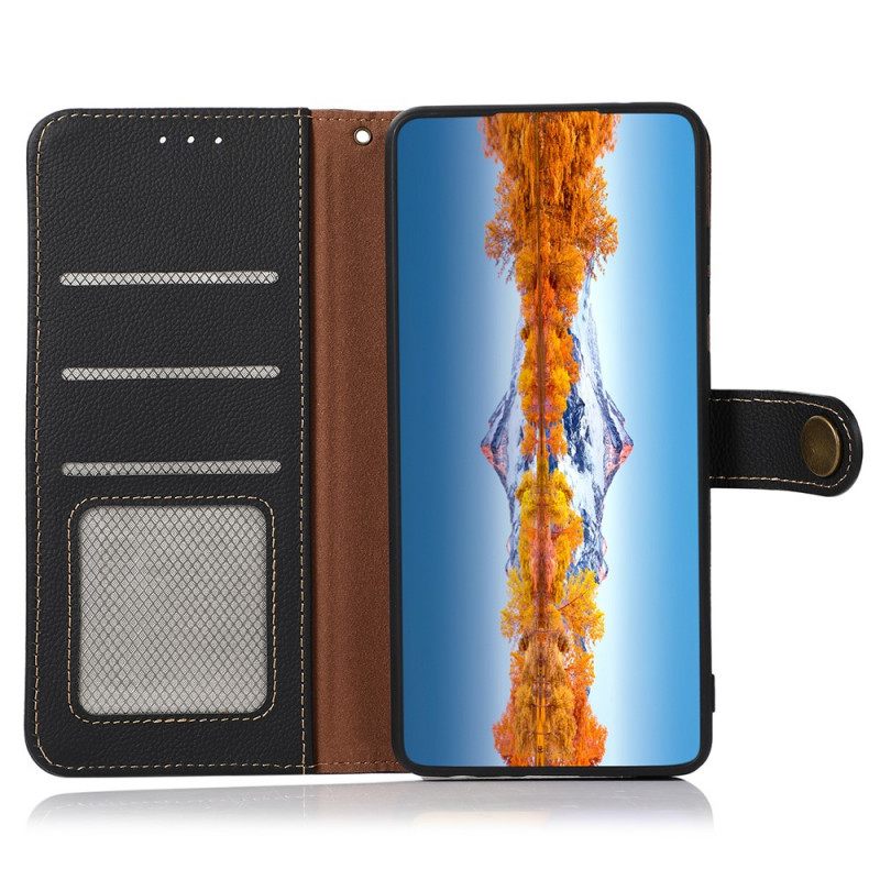 Nahkakotelo Xiaomi Redmi Note 11 / 11S Aito Nahka Khazneh Rfid