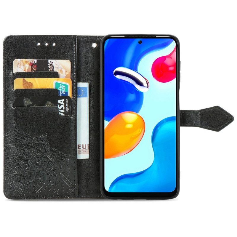 Nahkakotelo Xiaomi Redmi Note 11 / 11S Mandala Keskiaika