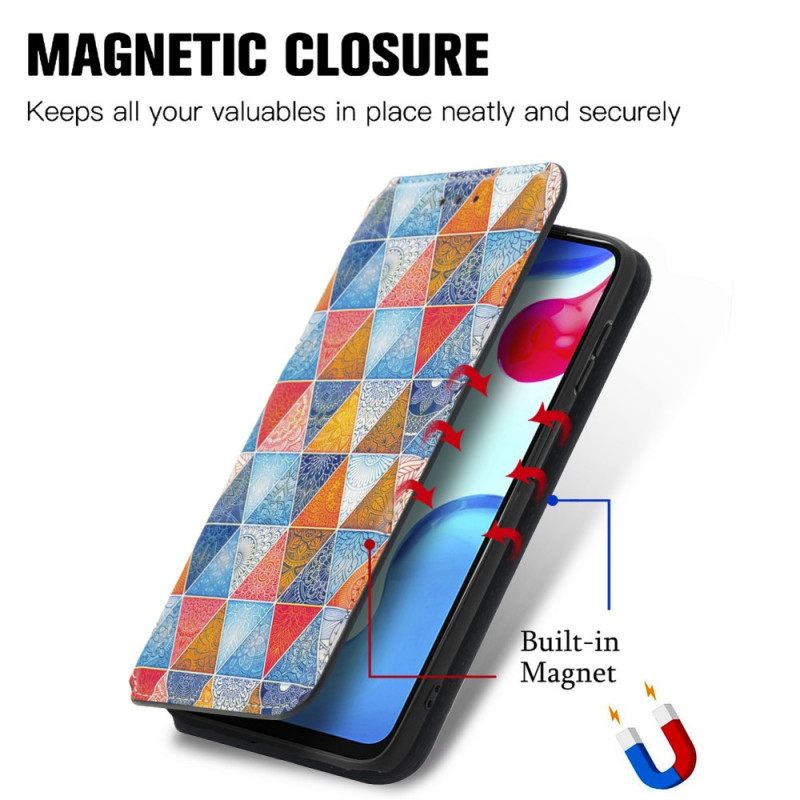 Puhelinkuoret Xiaomi Redmi Note 11 / 11S Kotelot Flip Design Rfid Caseneo