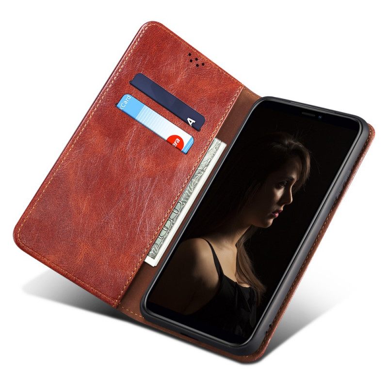 Puhelinkuoret Xiaomi Redmi Note 11 / 11S Kotelot Flip Vahattu Keinonahka