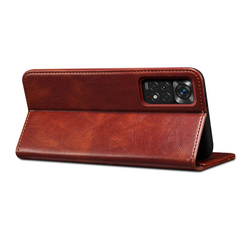 Puhelinkuoret Xiaomi Redmi Note 11 / 11S Kotelot Flip Vahattu Keinonahka