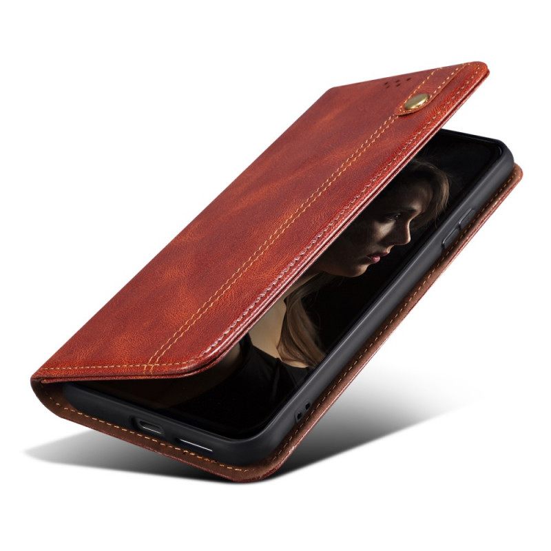 Puhelinkuoret Xiaomi Redmi Note 11 / 11S Kotelot Flip Vahattu Keinonahka