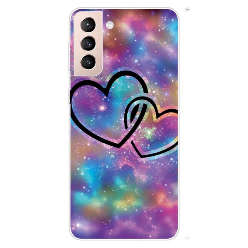 Case Samsung Galaxy S22 Plus 5G Chaised Hearts
