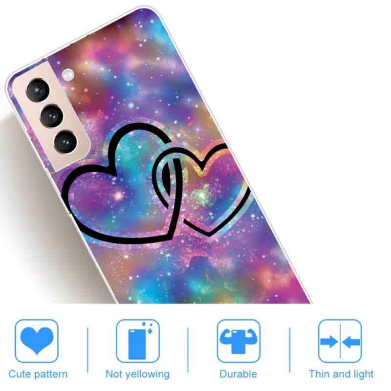 Case Samsung Galaxy S22 Plus 5G Chaised Hearts