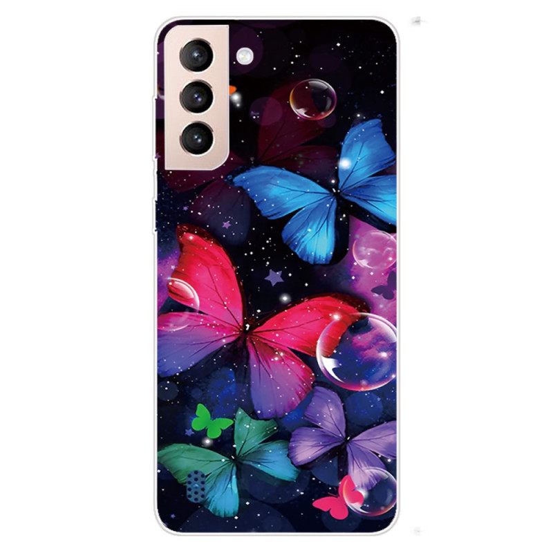 Case Samsung Galaxy S22 Plus 5G Joustavat Perhoset