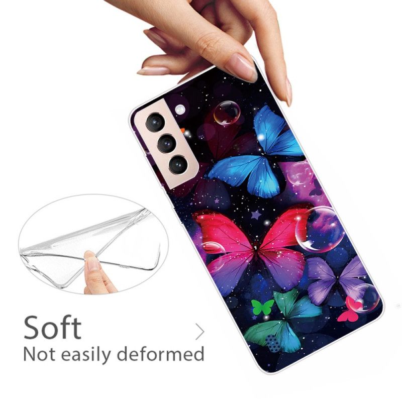 Case Samsung Galaxy S22 Plus 5G Joustavat Perhoset