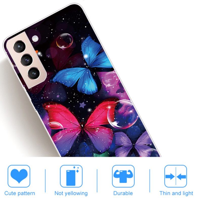 Case Samsung Galaxy S22 Plus 5G Joustavat Perhoset