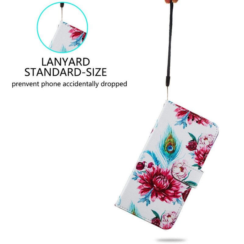 Flip Case Samsung Galaxy S22 Plus 5G Intense Flowers