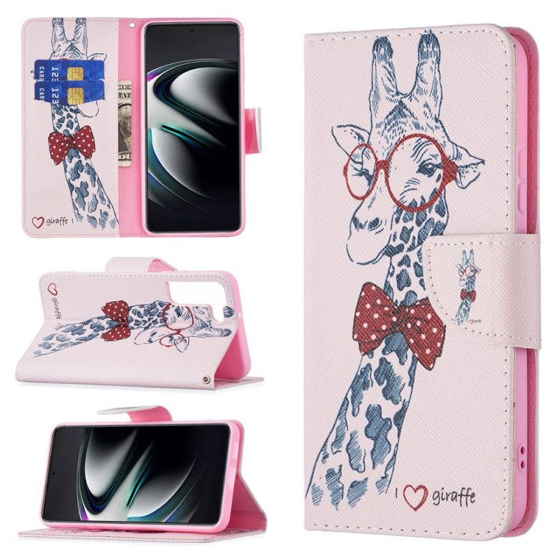 Kotelot Samsung Galaxy S22 Plus 5G Brainy Giraffe