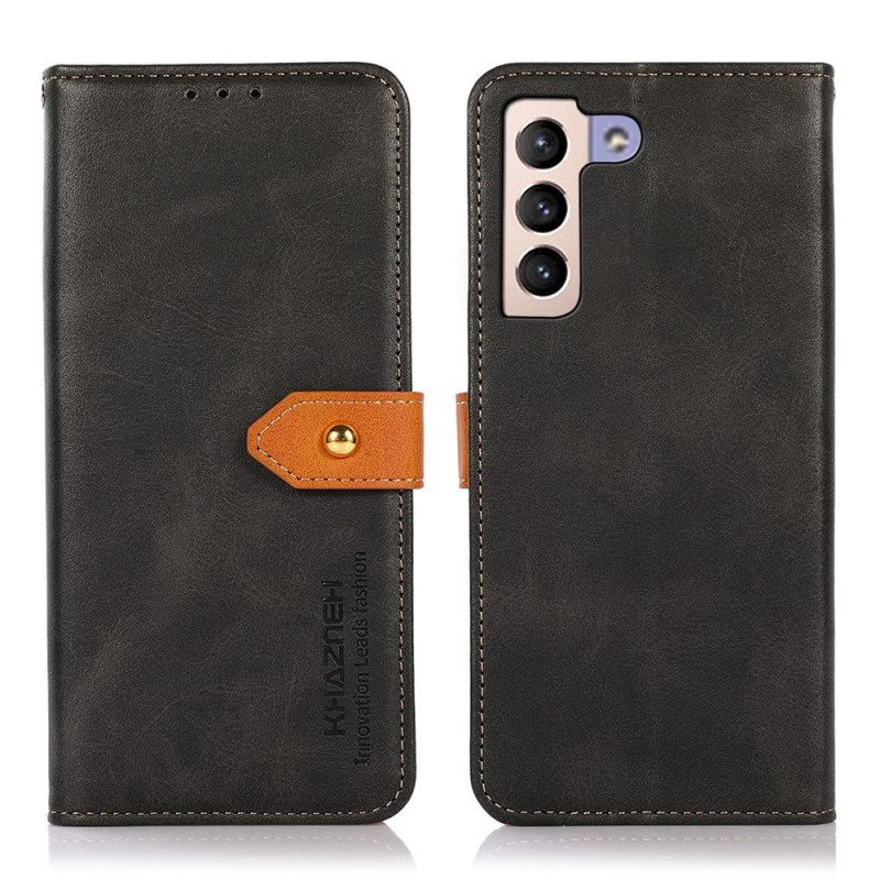 Kotelot Samsung Galaxy S22 Plus 5G Faux Leather Khazneh-hihnalla