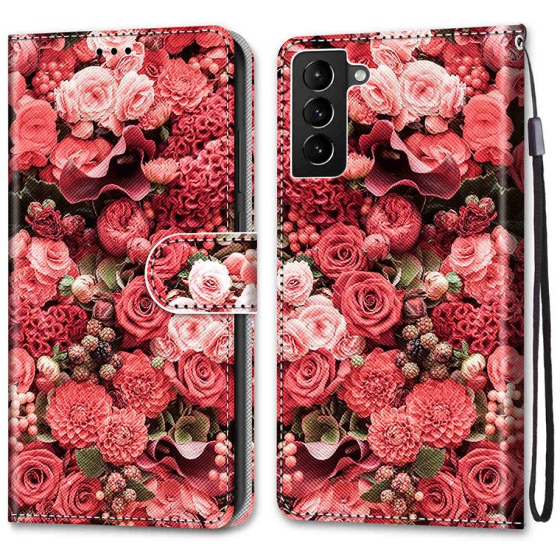 Kotelot Samsung Galaxy S22 Plus 5G Floral Romance