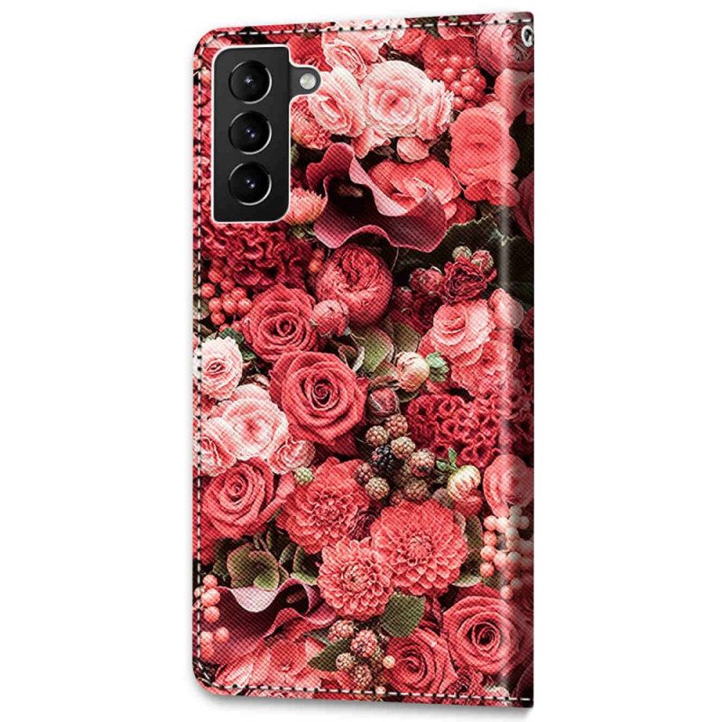 Kotelot Samsung Galaxy S22 Plus 5G Floral Romance