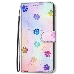 Kotelot Samsung Galaxy S22 Plus 5G Footprints In The Rain