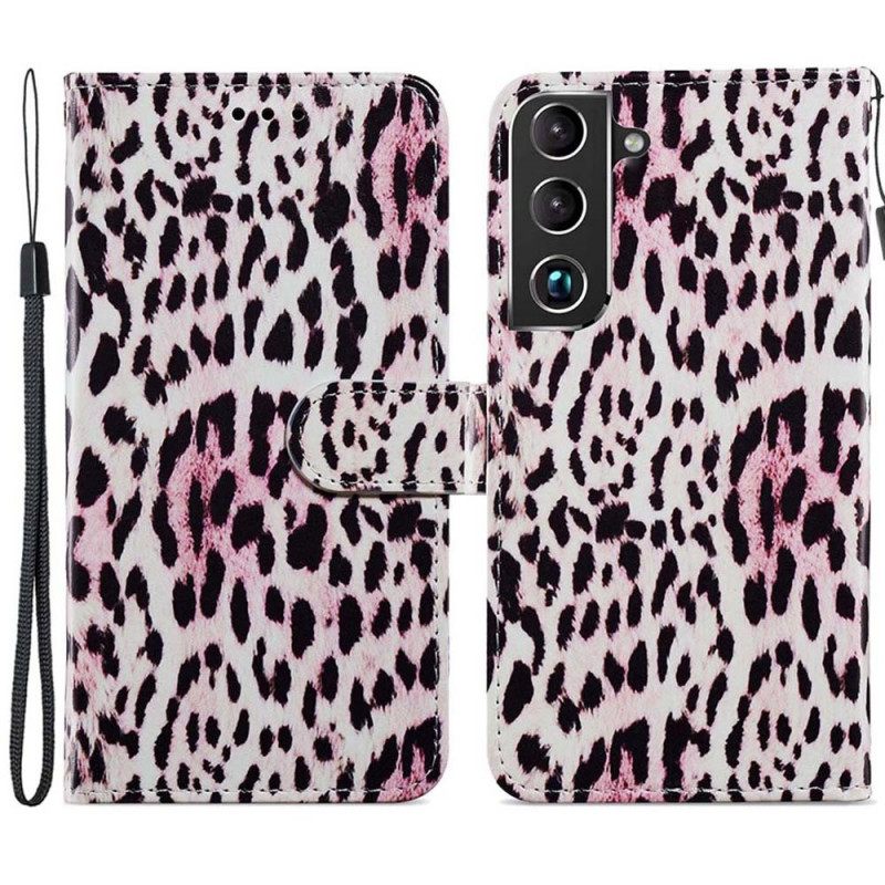 Kotelot Samsung Galaxy S22 Plus 5G Leopard Print