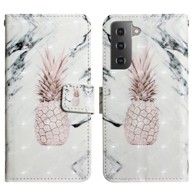 Kotelot Samsung Galaxy S22 Plus 5G Light Spot Ananas