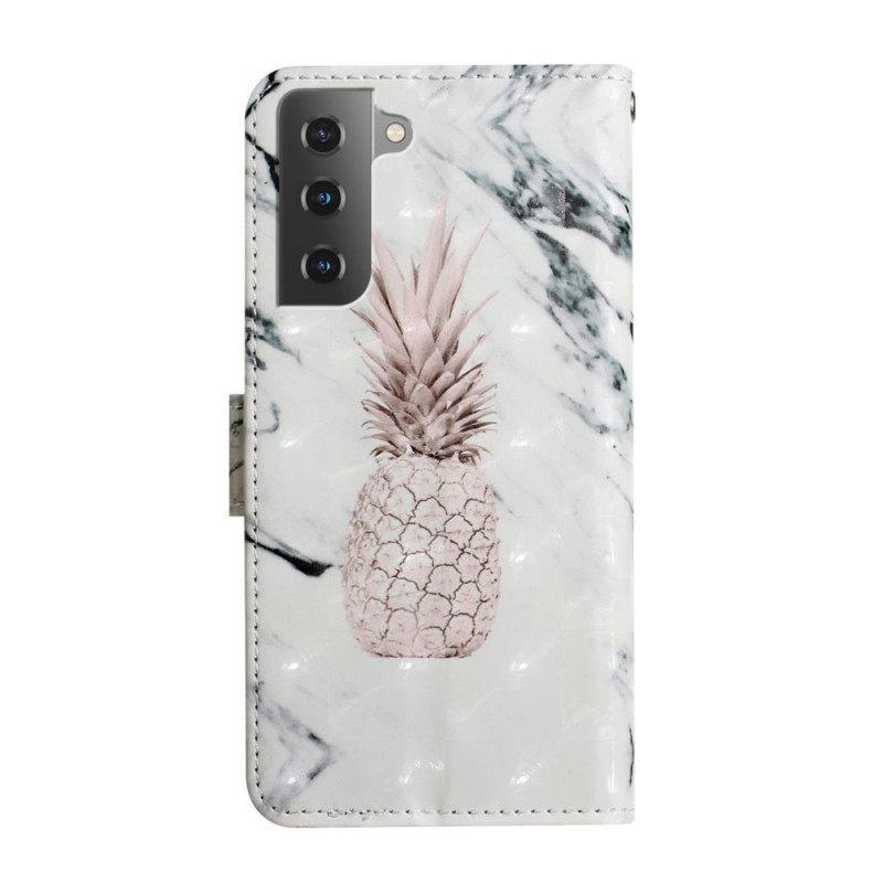 Kotelot Samsung Galaxy S22 Plus 5G Light Spot Ananas
