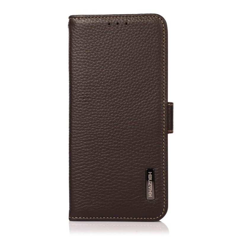 Kotelot Samsung Galaxy S22 Plus 5G Litchi Nahka Khazneh Rfid