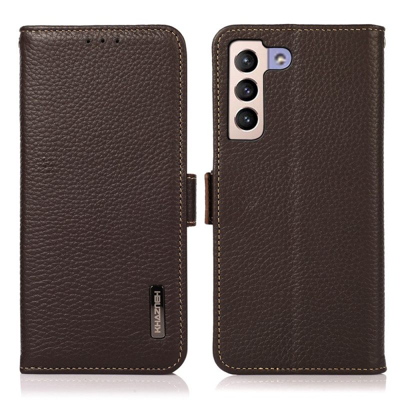 Kotelot Samsung Galaxy S22 Plus 5G Litchi Nahka Khazneh Rfid