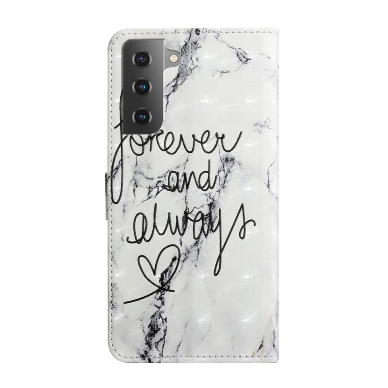Kotelot Samsung Galaxy S22 Plus 5G Marble Forever & Always
