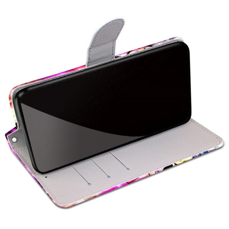 Kotelot Samsung Galaxy S22 Plus 5G Neon Flowers