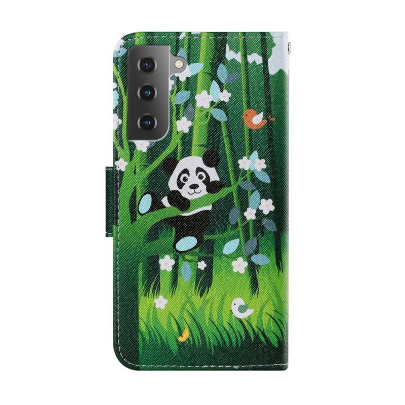 Kotelot Samsung Galaxy S22 Plus 5G Panda Walk