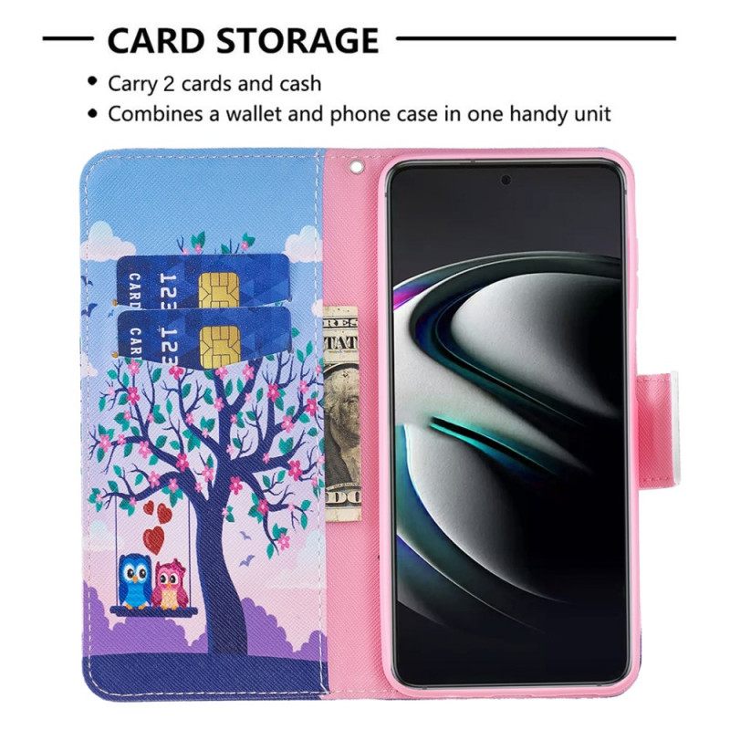 Kotelot Samsung Galaxy S22 Plus 5G Pöllöt Swingissä