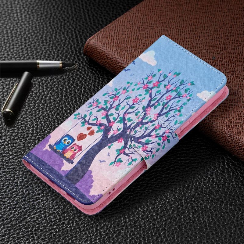 Kotelot Samsung Galaxy S22 Plus 5G Pöllöt Swingissä