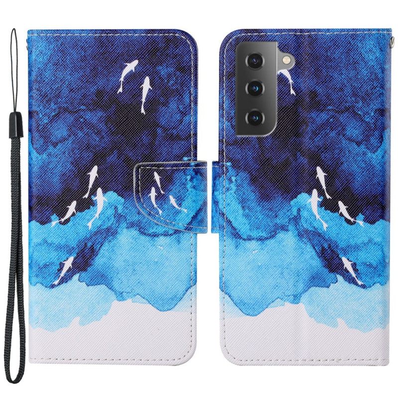 Kotelot Samsung Galaxy S22 Plus 5G Sea Kaulanauhalla