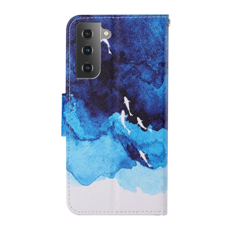 Kotelot Samsung Galaxy S22 Plus 5G Sea Kaulanauhalla