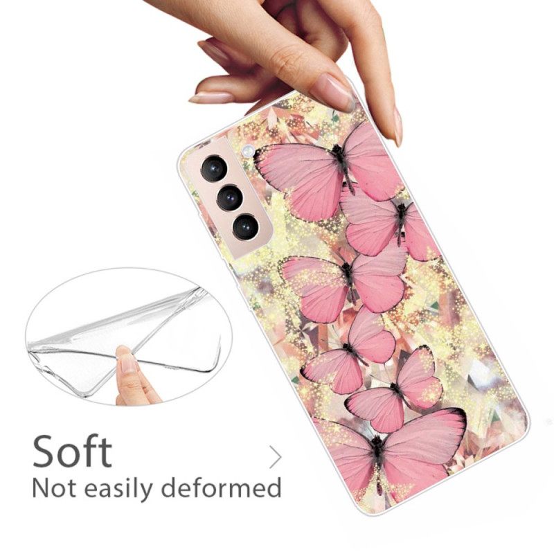 Kuori Samsung Galaxy S22 Plus 5G Butterflies Perhoset