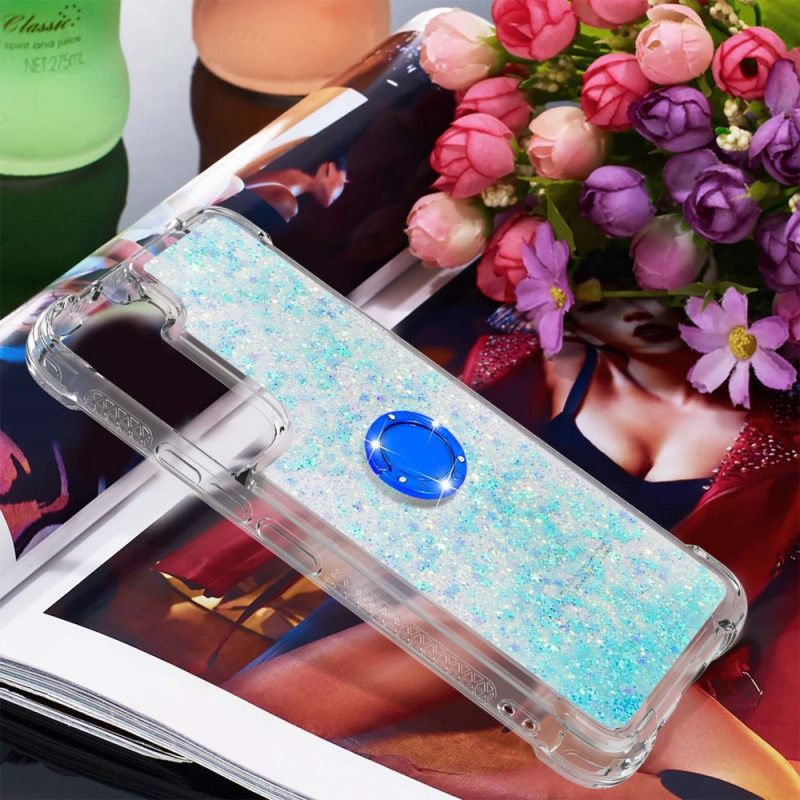 Kuori Samsung Galaxy S22 Plus 5G Glitter Ring Tuki
