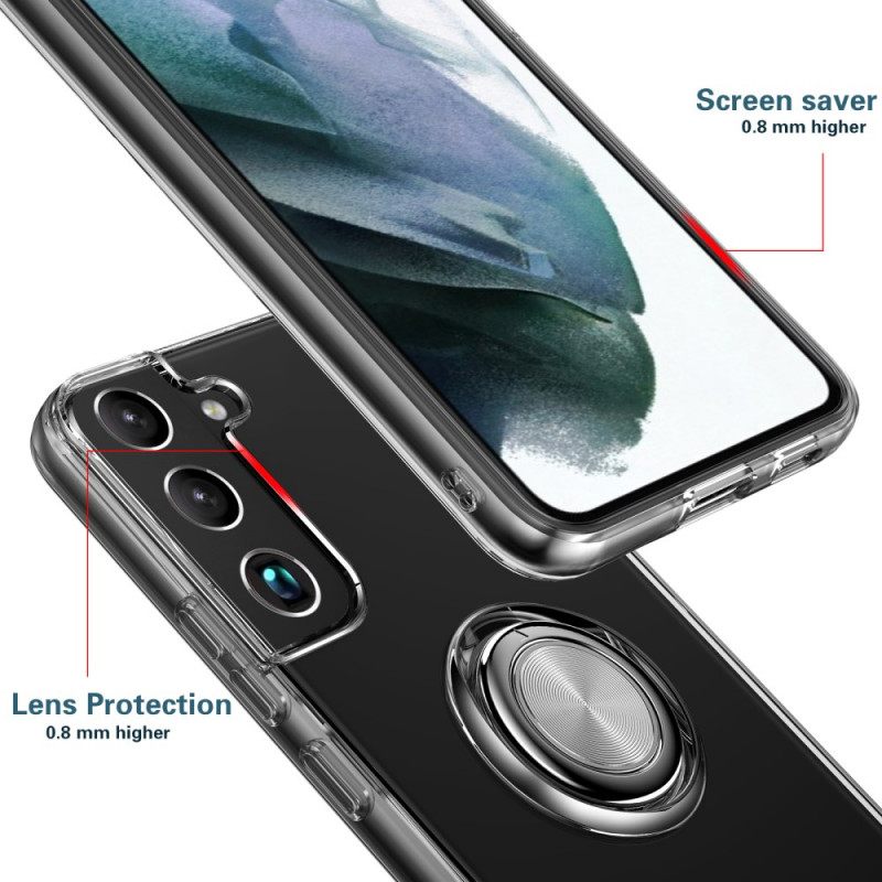 Kuori Samsung Galaxy S22 Plus 5G Läpinäkyvä Rengastuki