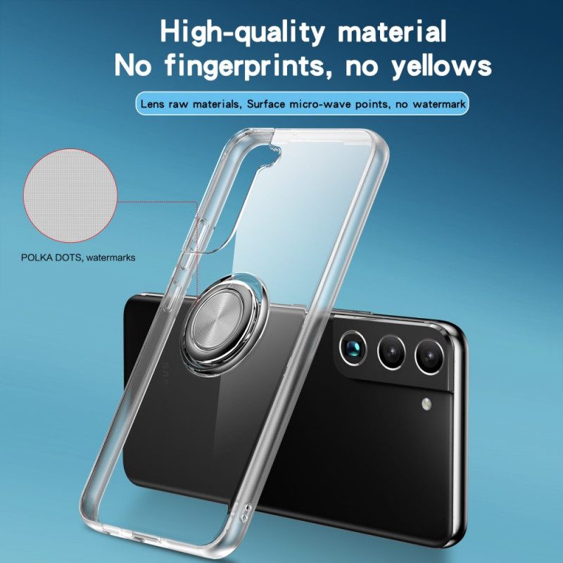 Kuori Samsung Galaxy S22 Plus 5G Läpinäkyvä Rengastuki