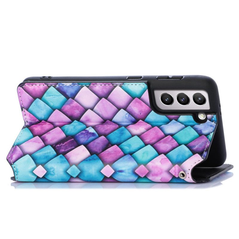 Puhelinkuoret Samsung Galaxy S22 Plus 5G Kotelot Flip Design Rfid Caseneo