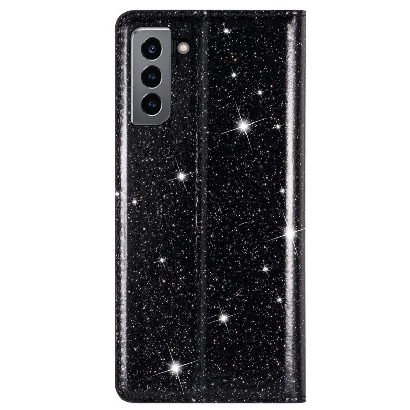 Puhelinkuoret Samsung Galaxy S22 Plus 5G Kotelot Flip Style Paljetteja