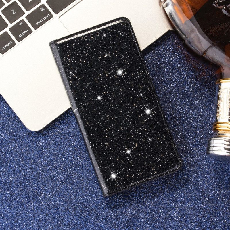 Puhelinkuoret Samsung Galaxy S22 Plus 5G Kotelot Flip Style Paljetteja