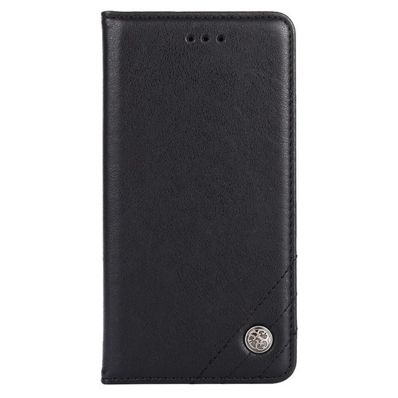 Puhelinkuoret Samsung Galaxy S22 Plus 5G Kotelot Flip Tyylinen Nahkaniitti