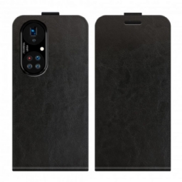 Kotelot Huawei P50 Pro Nahkatehoste Pystysuora Läppä