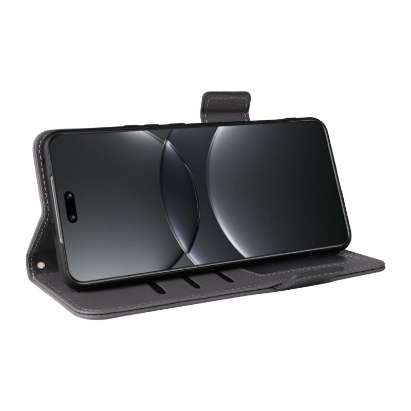 Kotelot Huawei Nova 13 Pro Litsikuvioinen Tekonahkahihna