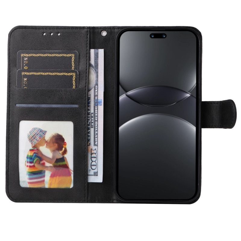 Kotelot Huawei Nova 13 Pro Puhelinkuoret Nahkakuvioinen Hihna