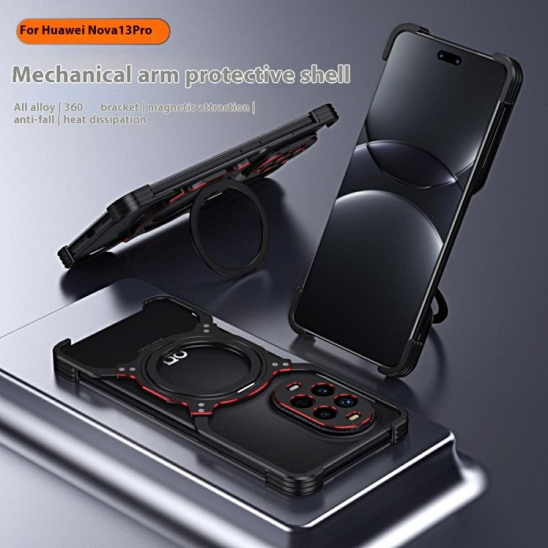 Kuori Huawei Nova 13 Pro Magneettinen Jalusta Ja Puskuri