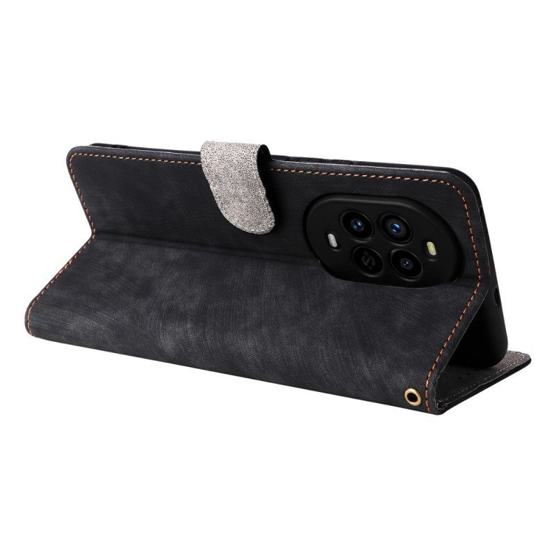 Nahkakotelo Huawei Nova 13 Pro Rfid-suojattu Hihna