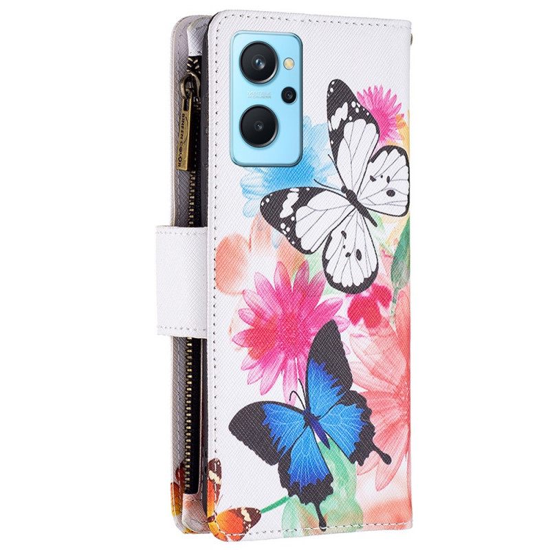 Kotelot Realme 9i Colorful Butterflies Kolikkokukkaro