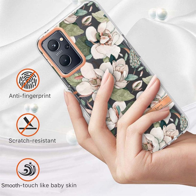 Kuori Realme 9i Flowers Elä Rakastamaasi Elämää